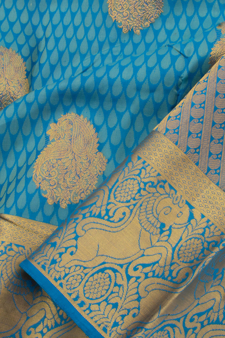 Handloom Pure Silk Jacquard Kanjivaram Saree 10057798