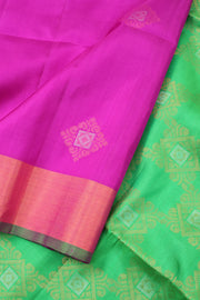 Violet Handloom Kanjivaram Soft Silk Saree 10059807