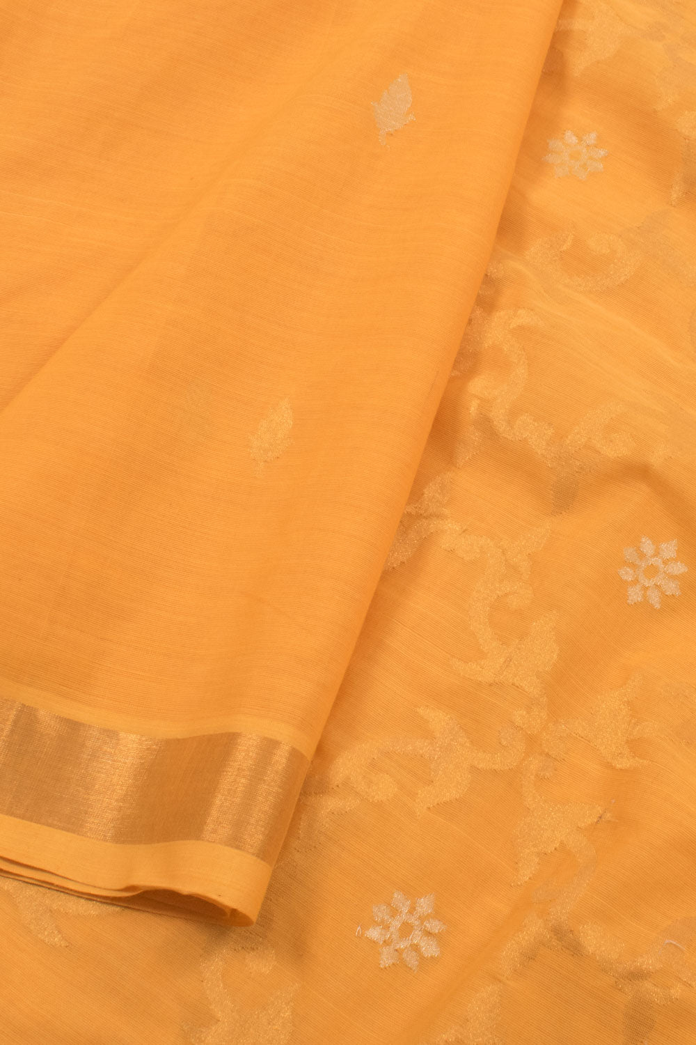 Yellow Handloom Uppada Cotton Saree 10059586