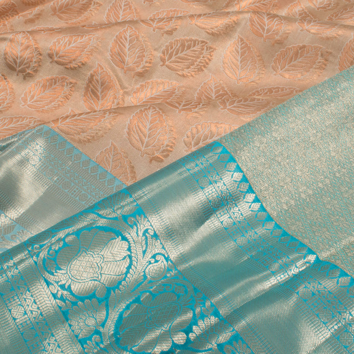 Handloom Pure Zari Bridal Korvai Kanjivaram Tissue Silk Saree 10055732