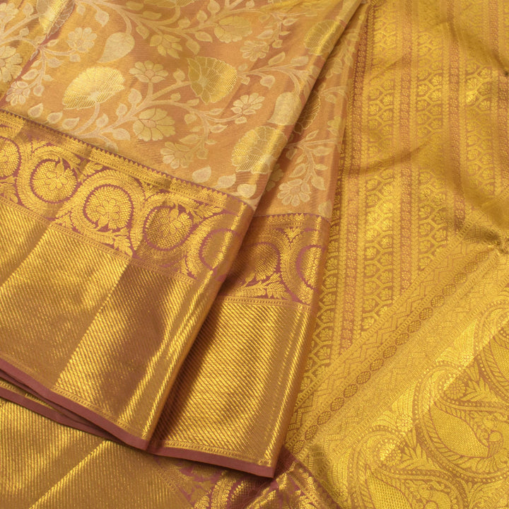 Pure Tissue Silk Bridal Jacquard Kanjivaram Saree 10056499