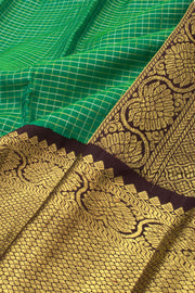 Pure Zari Korvai Kanjivaram Silk Saree 10058736