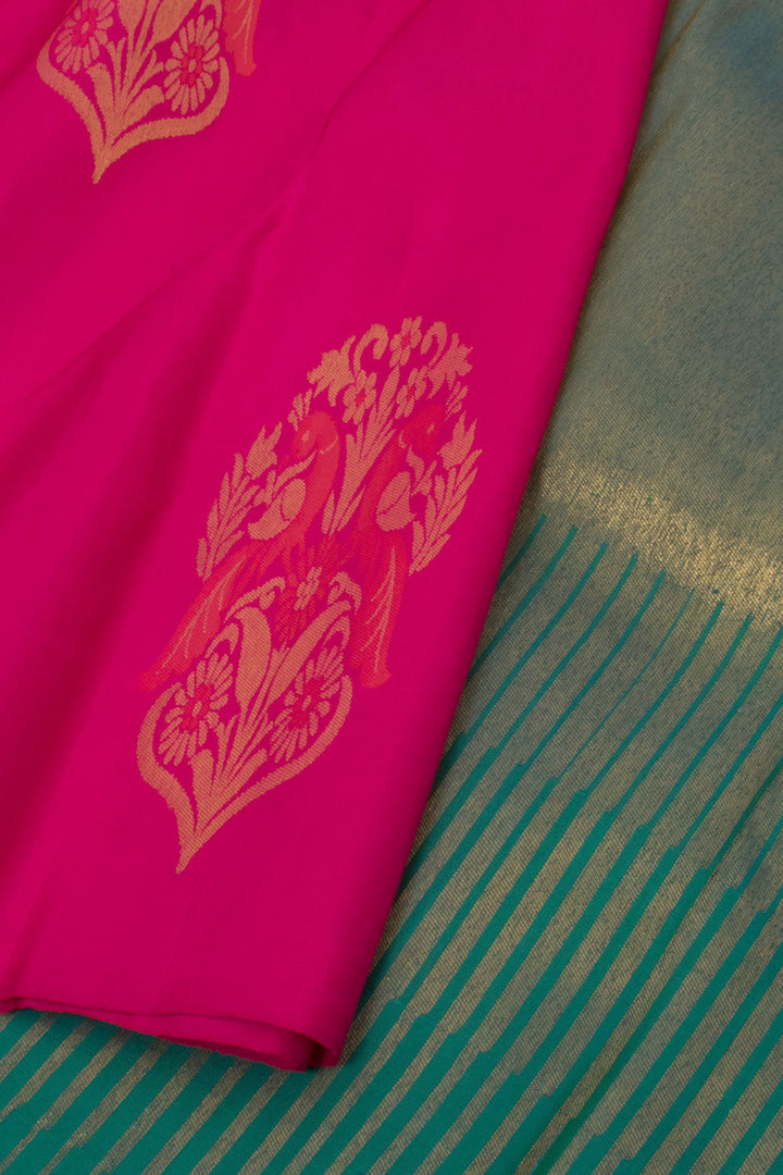 Pure Zari Borderless Kanjivaram Silk Saree 10059195