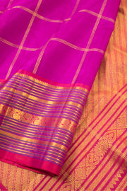 Majenta Pure Zari Kanjivaram Silk Saree 10060001