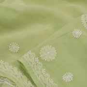 Chikankari Embroidered Cotton Saree 10055259