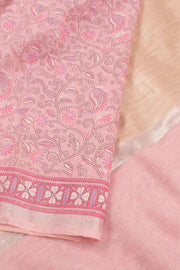 Hand Block Printed Silk Cotton Saree 10059300