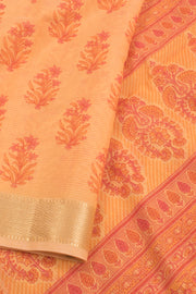Hand Block Printed Silk Cotton Saree 10059302