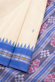 Cream Chhattisgarh Tussar Silk Saree 10059700