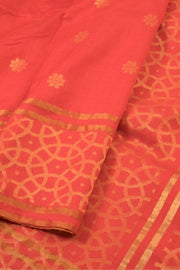 Orange Chhattisgarh Tussar Silk Saree 10059714