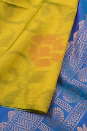 Admiral Blue Handloom Kanjivaram Soft Silk Saree 10059469