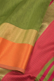 Handloom Maheshwari Silk Cotton Saree 10058812