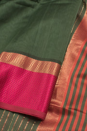 Handloom Maheshwari Silk Cotton Saree 10058814