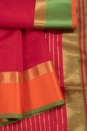 Handloom Maheshwari Silk Cotton Saree 10058816