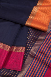 Handloom Maheshwari Silk Cotton Saree 10058817