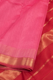 Handloom Maheshwari Silk Cotton Saree 10058827
