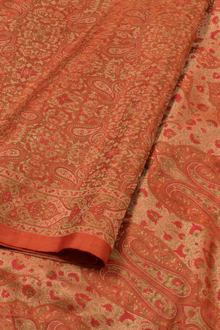 Handloom Banarasi Jamawar Tanchoi Silk Saree 10058523