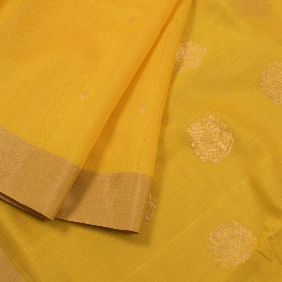 Handloom Chanderi Silk Cotton Saree 10054385