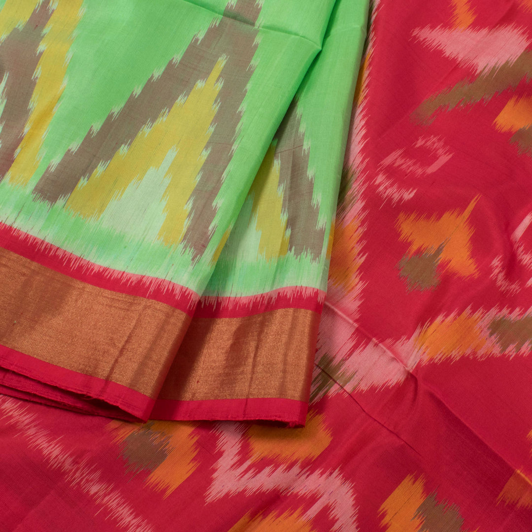 Handloom Ikat Kanjivaram Soft Silk Saree 10054575