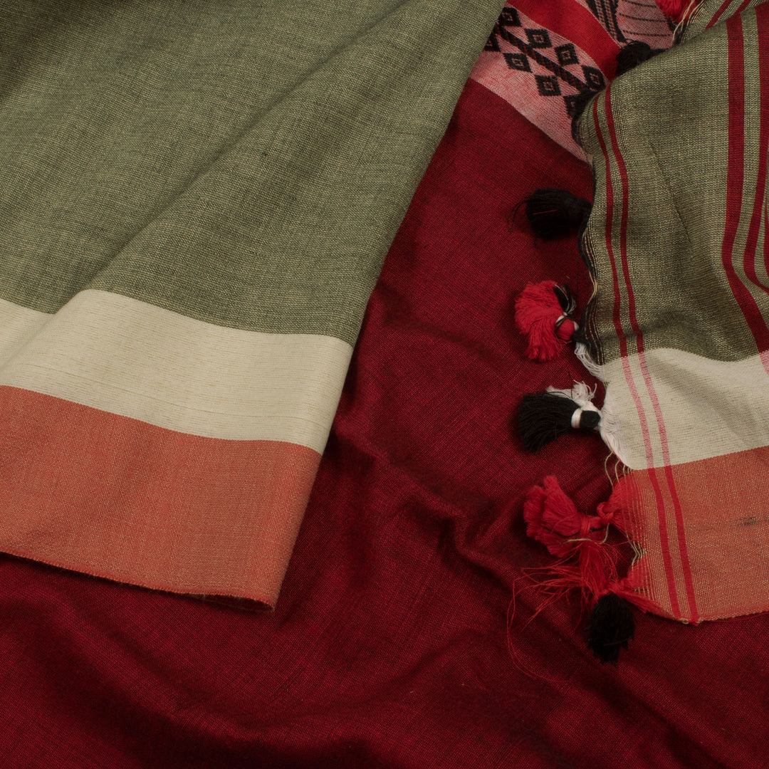 Handloom Bengal Cotton Saree 10055164