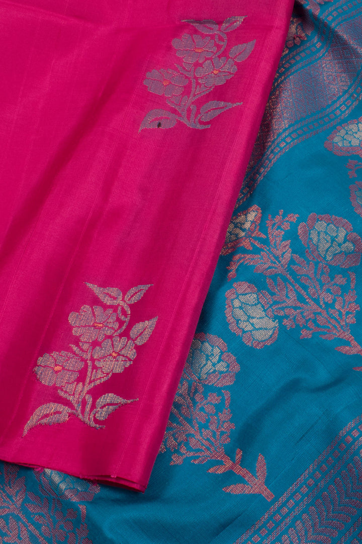 Handloom Borderless Kanjivaram Soft Silk Saree 10059288