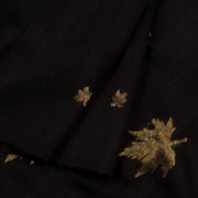 Black Handloom Bengal Jamdani Matka Silk Saree 10056362