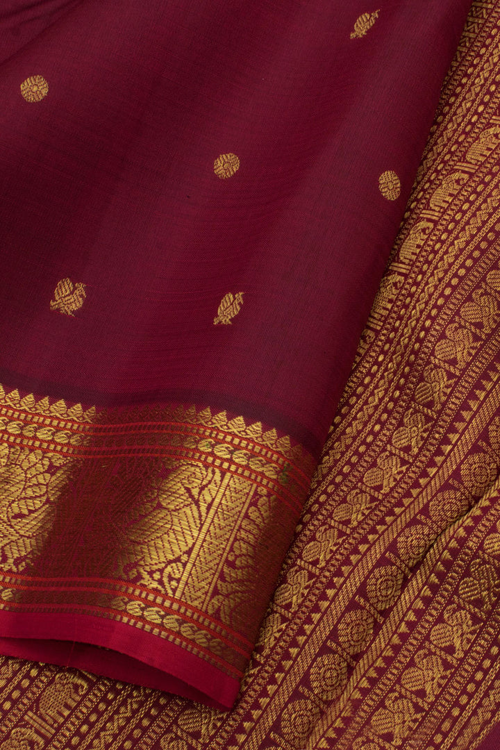 Handloom Pure Zari Bridal Kanjivaram Silk Saree 10058778