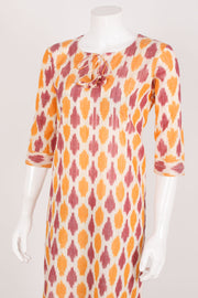 Handloom Ikat Cotton Kurta 10060392