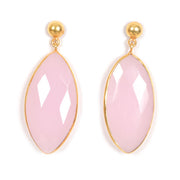 Handcrafted Alloy Metal and Cutstone Earrings 10006584