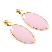 Handcrafted Alloy Metal and Cutstone Earrings 10006584