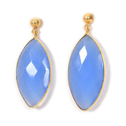 Handcrafted Alloy Metal and Cutstone Earrings 10006587