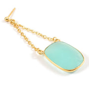 Handcrafted Alloy Metal and Cutstone Earrings 10008777