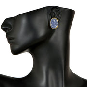 Handcrafted Alloy Metal and Druzy Earrings 10021843