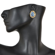 Handcrafted Alloy Metal and Druzy Earrings 10021855