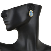 Handcrafted Alloy Metal and Druzy Earrings 10021857