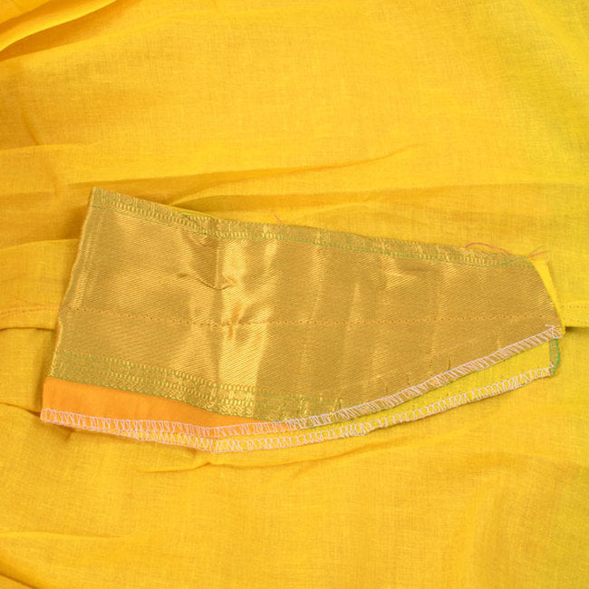6 to 10 Yrs Size Pure Silk Kanchipuram Pattu Pavadai 10052912
