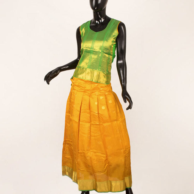 11 to 15 Yrs Size Pure Silk Kanchipuram Pattu Pavadai 10052913