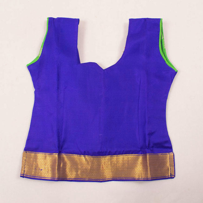 1 to 5 Yrs Size Pure Silk Kanchipuram Pattu Pavadai 10053119