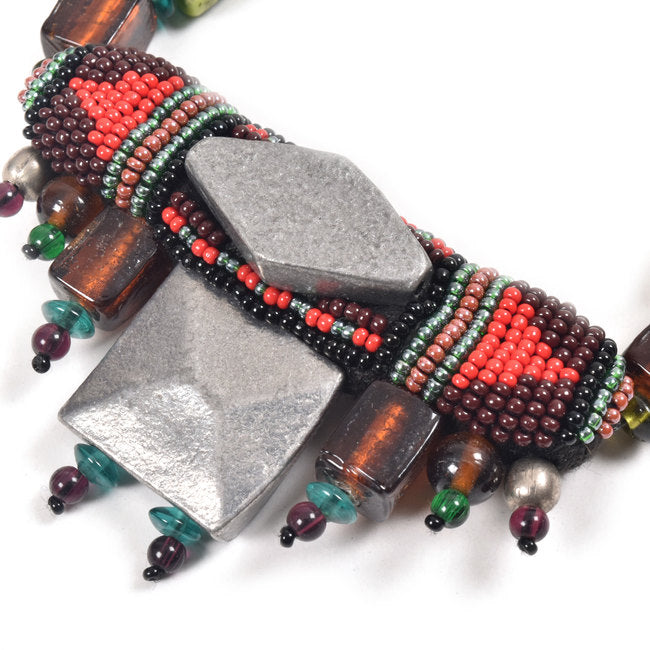 Handcrafted Ethnic Necklace 10006636