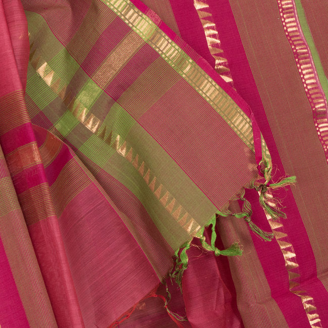 Handloom Maheshwari Silk Cotton Dupatta 10023008