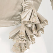 Embroidered Sequin Work Net Satin Silk Blouse  10060378