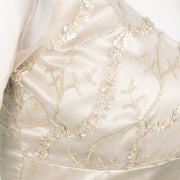Embroidered Sequin Work Net Satin Silk Blouse  10060378