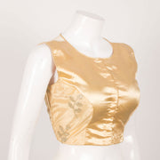 Sleeveless Embroidered Sequin Zari Work Net Satin Silk Blouse 10060384