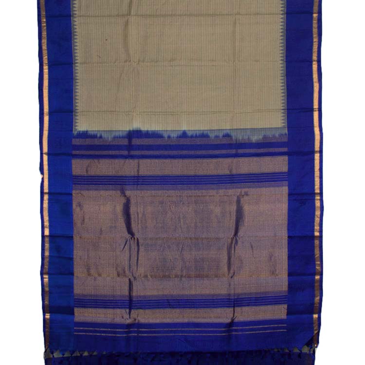 Handloom Gadwal Cotton and Silk Saree 10048044