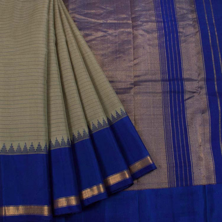 Handloom Gadwal Cotton and Silk Saree 10048044