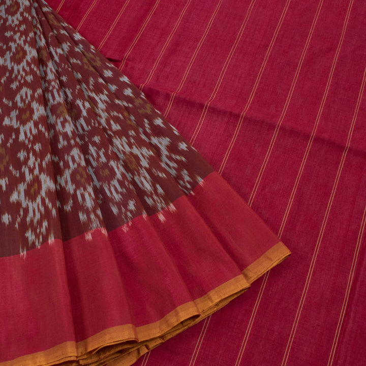 Handloom Pochampally Ikat Silk Cotton Saree 10010299