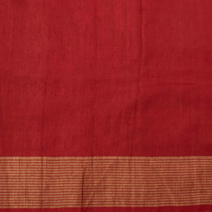 Handloom Pochampally Ikat Linen Silk Saree 10033335
