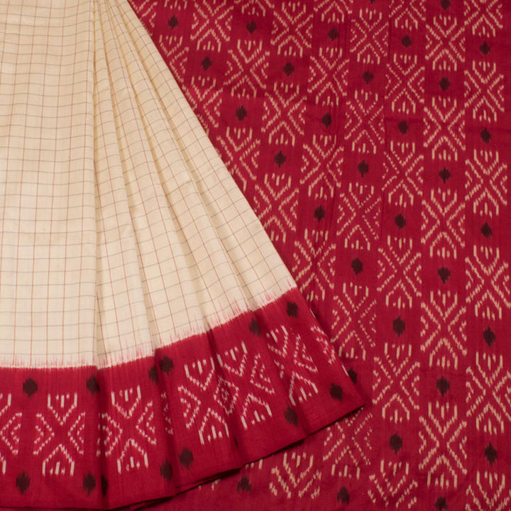 Handloom Pochampally Ikat Silk Saree 10052188