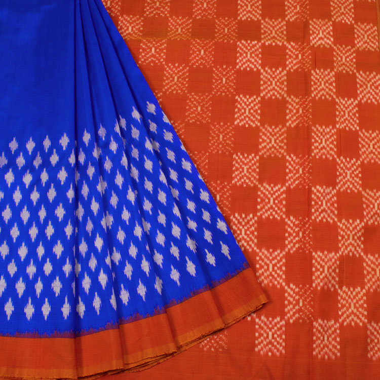 Handloom Pochampally Ikat Silk Saree 10052189