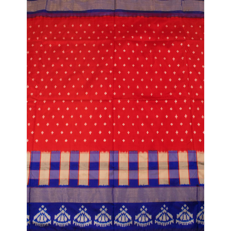 Handloom Pochampally Ikat Silk Saree 10052190