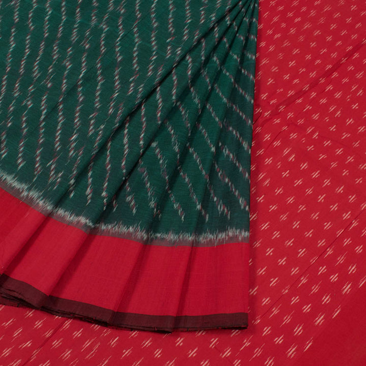 Handloom Pochampally Ikat Cotton Saree 10052208